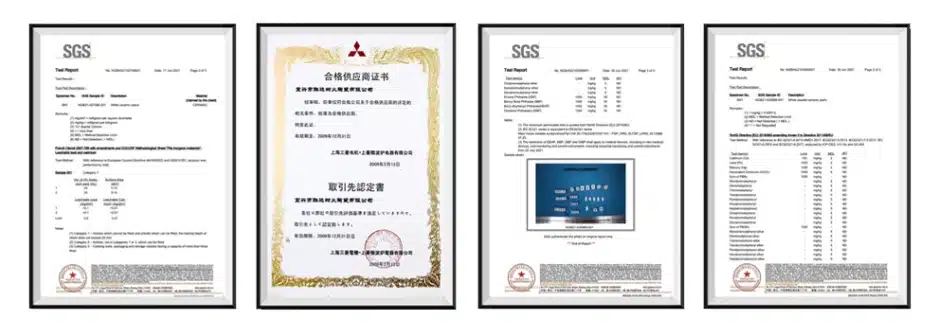 ISO and SGS quality certificates of tabular alumina manufacturer BanlanChem
