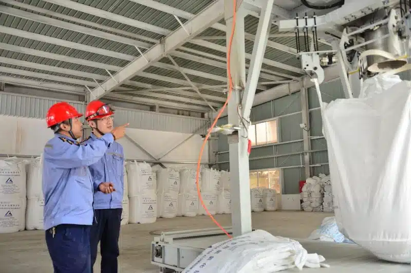 Tabular alumina production line and sintering furnace at BanlanChem factory