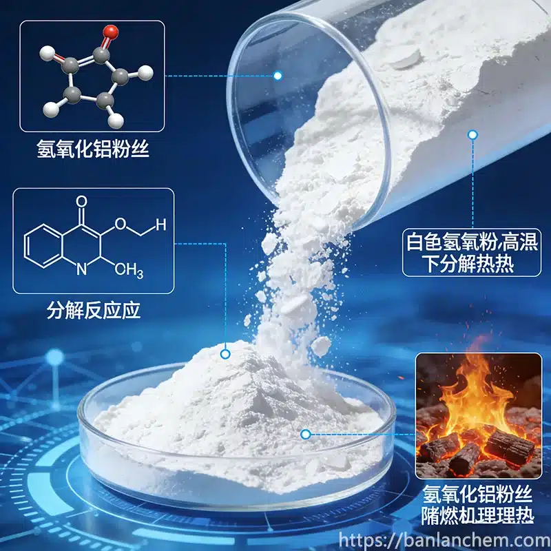 Flame retardant mechanism of aluminum hydroxide powder