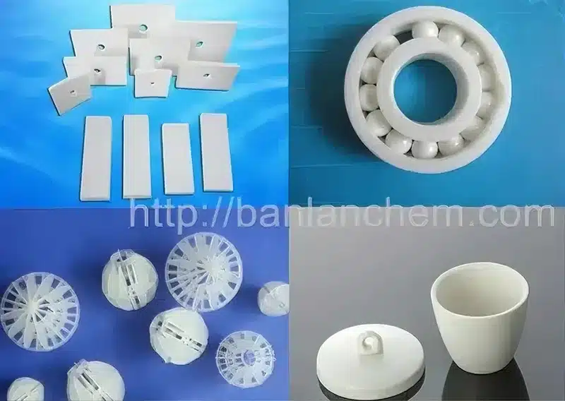 ceramic parts applications made with tabular alumina including wear parts and kiln furniture
