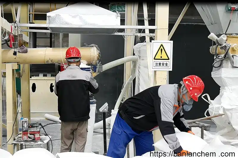 is aluminum hydroxide safe in industrial applications dust control PPE and safe handling in compounding lines