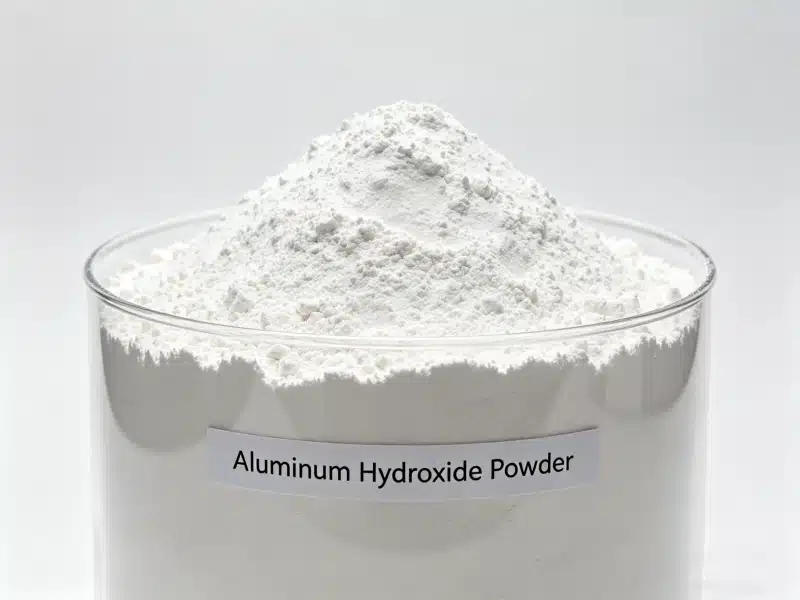 Aluminum hydroxide powder in bulk for industrial applications